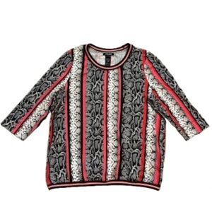 OLSEN Clara Relaxed Fit 3/4 Sleeve Top